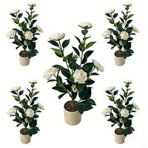 Árbol de Camelia Artificial, Árbol de Camelia Sintético, Árbol de Camelia en Maceta - Product Image 6