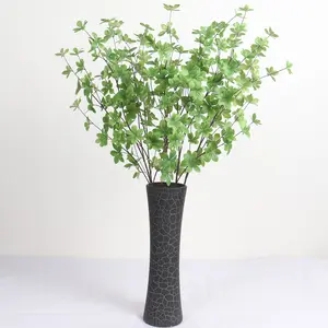 模拟塑料植物人造日本坎特伯雷铃枝叶