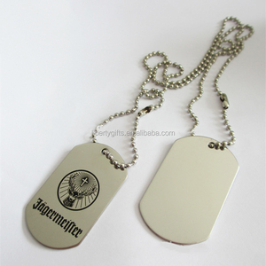 Personalizado blanco de acero inoxidable placa de identidad - Product Image 3