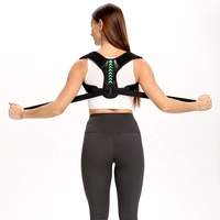 Ceinture correctrice de Posture ajustable pour le dos, soutien de la clavicule et de la colonne vertébrale remodelez votre corps, le bureau, le haut du dos et le cou