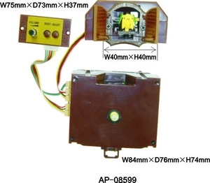 Quarz-Kuckucksuhr werk Genaue Zeitmessung Wesentliches Teil Batterie betriebenes Kunststoff-Vierkant muster Uhr teile Zubehör - Product Image 3