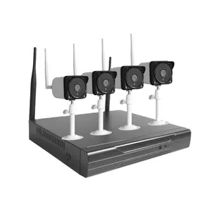 Cheapest Support Customization CCTV Bullet 4pcs Cameras Plastic Camera 4CH 4MP 4K POE NVR Kits