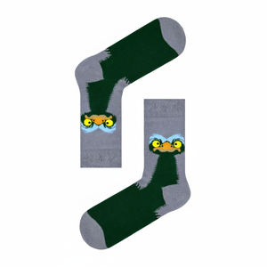 Chaussettes unisexes en nylon respirant à motif imprimé et brodé, idéales pour un usage quotidien, été comme hiver - Product Image 2