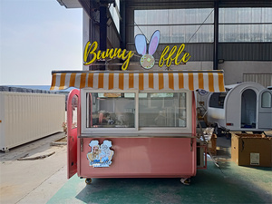 New Arrival Two Sided Kisok Ordeorder Tricycle Truck Trolley Cart Street Tri Pod 2024 Touchscreen Touch Screen Sweet Food Kiosk - Product Image 4