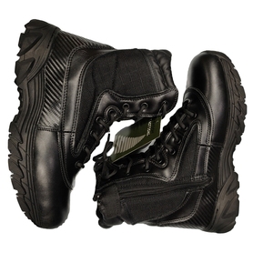 Bottes tactiques noires TSB02 personnalisées, modèle Typhoon, pour zones chaudes, respirantes avec fermeture éclair latérale - Product Image 2