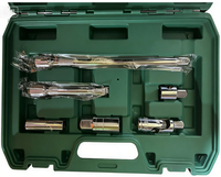 Juego de Llaves de Trinquete Métricas de 32 Piezas, Juego de Llaves de Tubo Estándar Mixtas para Mecánicos de Reparación de Automóviles