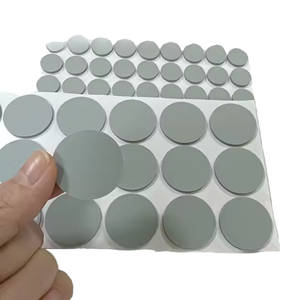 Lámina de Goma Espuma de Silicona Antideslizante Negra y Gris, Autoadhesiva, Cuadrada y Circular, de 1 mm, 2 mm y 3 mm de Grosor, para Muebles - Product Image 3