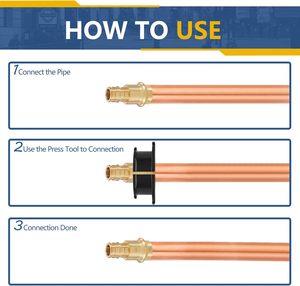 Accesorios <span class=keywords><strong>de</strong></span> prensa PEX <span class=keywords><strong>de</strong></span> 1/2 pulgadas Conexión <span class=keywords><strong>de</strong></span> tubería PEX <span class=keywords><strong>de</strong></span> <span class=keywords><strong>cobre</strong></span> liso 1/2 \ "Prensa X 1/2 \" Adaptador <span class=keywords><strong>de</strong></span> acoplamiento <span class=keywords><strong>de</strong></span> crimpado PEX 16mm" - Product Image 6