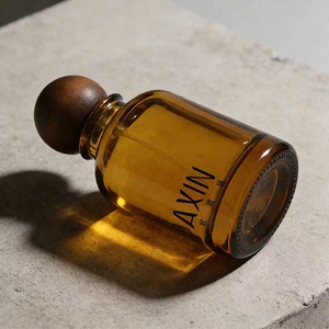 Flacons <span class=keywords><strong>de</strong></span> <span class=keywords><strong>parfum</strong></span> <span class=keywords><strong>de</strong></span> luxe vides avec pulvérisateur, 30ml, 50ml, 100ml, en verre ambré, avec surface estampée à chaud - Product Image 6