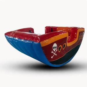 <span class=keywords><strong>Bateau</strong></span> gonflable Viking durable et étanche, avec siège à bascule, pour enfants, <span class=keywords><strong>jeu</strong></span> aquatique remorquable - Product Image 4