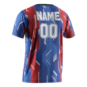 เสื้อรักบี้แฟชั่นผู้ชายแบบซับลิเมชั่นสำหรับทีมกีฬา ชุดแข่งฟุตบอลรักบี้ เสื้อยืดออกกำลังกายกลางแจ้งแบบกำหนดเอง เสื้อยืดรักบี้ - Product Image 2