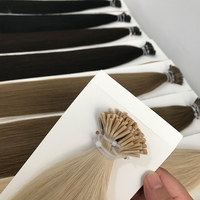 V U Flat Y I Conseils Russe Slave Vierge Remy Premium Extensions de Cheveux Cuticule Alignée Kératine Ongles Prélié Machine Double Humain