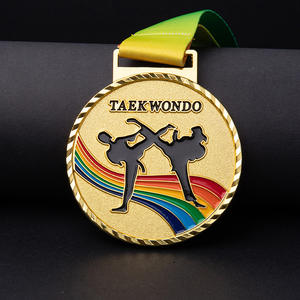 Médaille en métal créative 3D personnalisée en gros pour Taekwondo <span class=keywords><strong>Judo</strong></span> Wrestling Jujitsu Boxe Sport Triathlon Karaté-Metal Crafts - Product Image 6