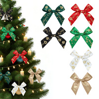 Emballage Cadeau OEM en Polyester avec Sangle, Sérigraphie, pour Décoration Florale de Mariage, Halloween, Noël, Feux d'Artifice, Rouge, Vert