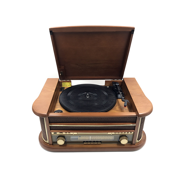 Hot Selling Bluetooth Vintage Portable Vinyl Record Player Turntable Holder
