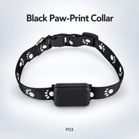 Collier de suivi GPS et Beidou P03 pour chiens et chats avec sangle réglable et dispositif en plastique 50x29.3x15.3mm