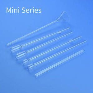 Sphérique en forme de U Quartz Bet Échantillon Tube Tube à essai Entonnoir Piège à froid Tube Convient pour Maiqike <span class=keywords><strong>Baier</strong></span> BELSORP-Max Mini - Product Image 5
