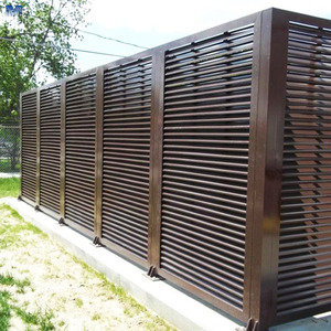 Nouveau style de décoration murale extérieure, stores verticaux, protection contre les intempéries, lames de fenêtre en métal, persiennes en aluminium - Product Image 3