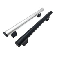 Poignées de meuble XUKUN LS415, noires, carrées, en forme de T, pour escalier, commode, armoire, tiroir, robustes, CNC