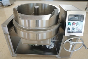 Mélangeur de nourriture industriel en acier inoxydable bouilloire de cuisson chemisée à chauffage électrique - Product Image 5