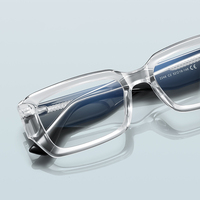 Gafas Ópticas de Alta Calidad para Mujer, Lentes con Protección Anti-Luz Azul, Montura Cuadrada TR90 con Patillas Gruesas, para Uso Diario
