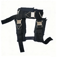 Ceinture de sécurité pour trampoline à bungee pour enfants, harnais de trampoline, crochets en acier galvanisé, accessoires de sécurité durables et écologiques