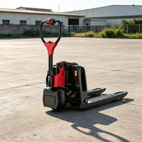 Chariot élévateur à palettes entièrement électrique de 1,5 tonne, chariot élévateur à batterie portable pour entrepôt et industrie