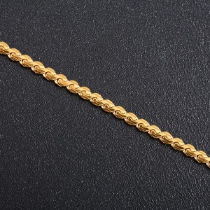Yadreva Chaîne fine en acier inoxydable 0,8 mm/1,1 mm/1,5 mm, collier très poli, bijoux de mode - Product Image 5
