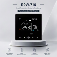 Thermostat de chauffage au sol intelligent R9W.716, contrôleur de température numérique programmable 230V, résistant à l'eau, en PC, pour appartements