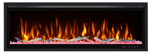 <span class=keywords><strong>Cheminée</strong></span> électrique murale à LED avec design de flamme artificielle pour salon - Product Image 4