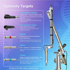 Máquina Láser de Picosegundos Nd YAG OEM 2026 Q-Switched 1064nm/755nm/532nm/650nm para Eliminación de Tatuajes y Equipos de Belleza - Product Image 4