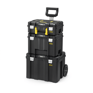 Stanley Pro-Stack Fatmax Tower 3-Piece <b>Tool</b> Cart With Wheels And Handle For <b>Storage</b> And Transport - Product Image 2