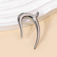 YW Escargot Spirale Oreille Poids En Acier Inoxydable Bouchons Tunnel Dauphin Oreille Jauges Lourd Expander Civière Corps Piercing Bijoux