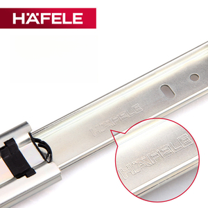 Correderas de Rodamiento de Bolas Hafele con Mecanismo de <span class=keywords><strong>Cierre</strong></span> Automático y <span class=keywords><strong>Cierre</strong></span> Suave, Deslizamiento de Tres Secciones - Product Image 2