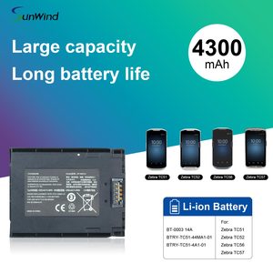 Batería recargable de litio-ion para escáner de código de barras Zebra TC51 TC56 TC52 TC57 TC510 TC51HC BT-000314-01 BTRY-TC51-44MA1-01 - Product Image 6