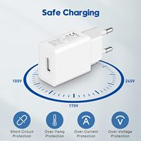 Chargeur mural USB 5V 2A 10W pour téléphone Beats Casque Studio Buds Écouteurs sans fil Boîtier TV Babyphone Jouet Adaptateur secteur WyzeCam
