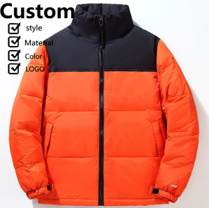 Chaqueta Acolchada Negra de Alta Calidad para Hombre, Chaqueta Acolchada con Parches, Chaqueta Acolchada de Invierno para Adultos - Product Image 1