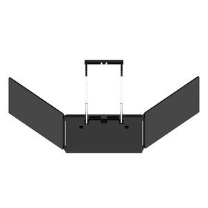 Gương Trang Điểm 3 Chiều Có Thể Điều Chỉnh, Gương Trang Điểm Gập Ba Chiều Có Móc Xoay Có Thể Thu Vào 360 Dụng Cụ Cắt Tóc Tự Làm Để Tự Cắt Tóc - Product Image 4