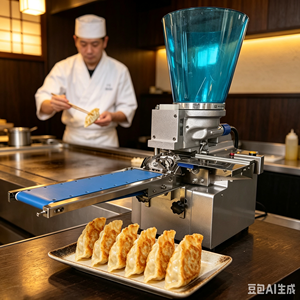 Macchina elettrica giapponese per fare gyozas, facile da usare, macchina per empanadas, macchina per fare ravioli - Product Image 1