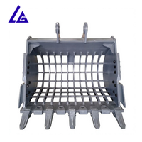 Bac de tri squelette de qualité supérieure pour excavatrice de 15 à 30 tonnes, avec grille de tri pour roches et pierres, certifié CE ISO9001, directement de l'usine
