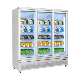 Refrigerador comercial <span class=keywords><strong>de</strong></span> 3 puertas <span class=keywords><strong>de</strong></span> vidrio <span class=keywords><strong>de</strong></span> 1450L Frigorífico para supermercado - Product Image 2