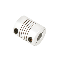 Acoplamiento Flexible de Aluminio para Motor 5x6.35mm 6.35x8mm, Acoplador de Eje de Precisión para Motores NEMA 17/23, Resistente a la Corrosión, OEM