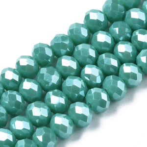 Cuentas Redondas de Vidrio Electrochapadas PandaHall en Tamaños de 1mm, 2mm, 3mm, 4mm, 6mm, 8mm y 10mm, Ideales para Joyería, Manualidades y Diseños - Product Image 2