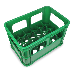 Most Popular 24 Holes Plastic Glass Bottle Crate for Storage