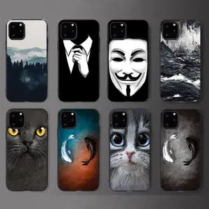 1000+ designs Custom Cartoon Cat Koi Fish TPU Silicon Case for iPhone 11 12 13 14 15 Pro Max UV Printing Sublimation Phone Case