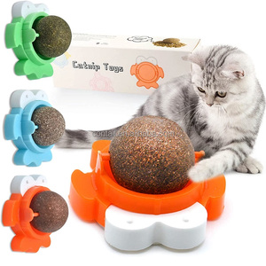 Pelota de juguete para gatos, juguete para mascotas con dientes molares, planta natural limpia, para calmar a los gatos - Product Image 4