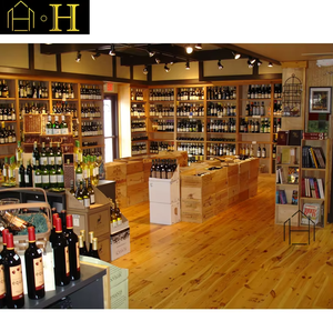 Giá để rượu treo tường bán chạy, chất liệu gỗ chắc chắn, sắt rèn, tủ rượu quầy bar nhà hàng, giá trưng bày rượu có đèn - Product Image 3