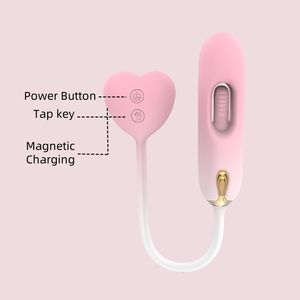 LIL MERMAID Control remoto Huevo en forma de corazón Hueco Multifuncional Huevo vibrador Juguete de calentamiento emocional - Product Image 3