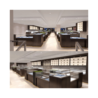 Pequeño escaparate LED al por menor para la cabina de conferencia de diamante de cristal de la joyería con cerradura para la exhibición del mostrador de la feria Jewel Display