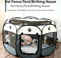 Tente pour animaux de compagnie en tissu Oxford respirant de haute qualité, vente en gros d'usine, abri d'été pour chiens et chats, clôture pour la mise bas et le repos des animaux